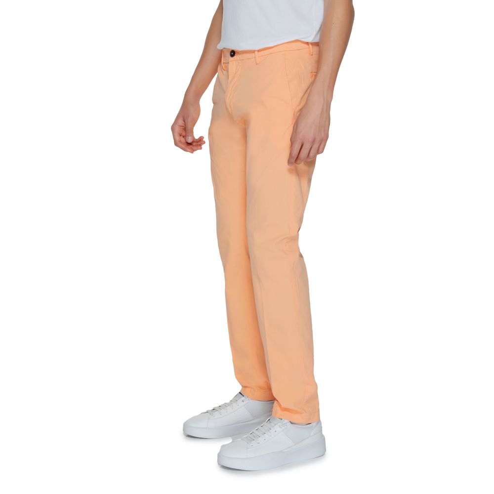 Borghese Orangefarbene Baumwollhose