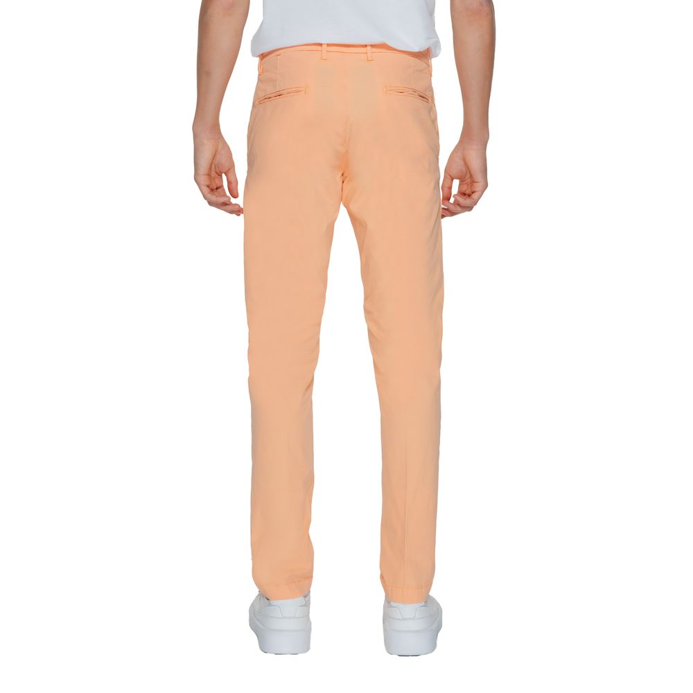 Borghese Orangefarbene Baumwollhose