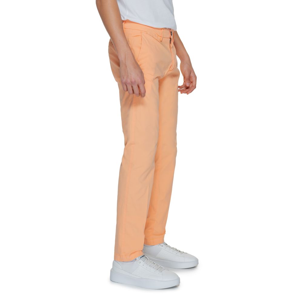 Borghese Orangefarbene Baumwollhose
