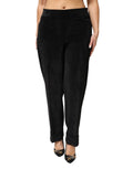 BENCIVENGA Black High-Waist Straight Dress Pants