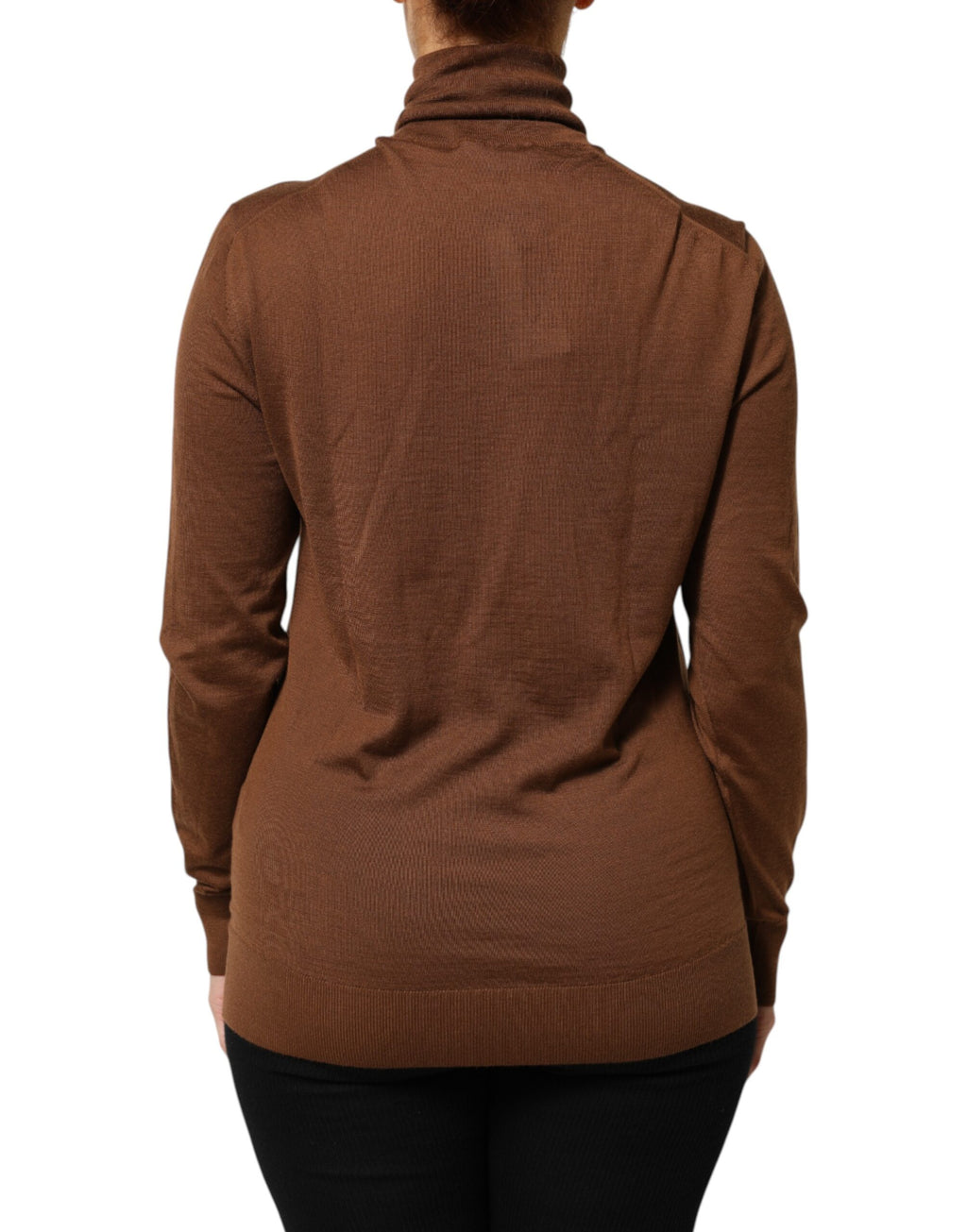 Dolce & Gabbana Brauner Rollkragenpullover aus Kaschmir