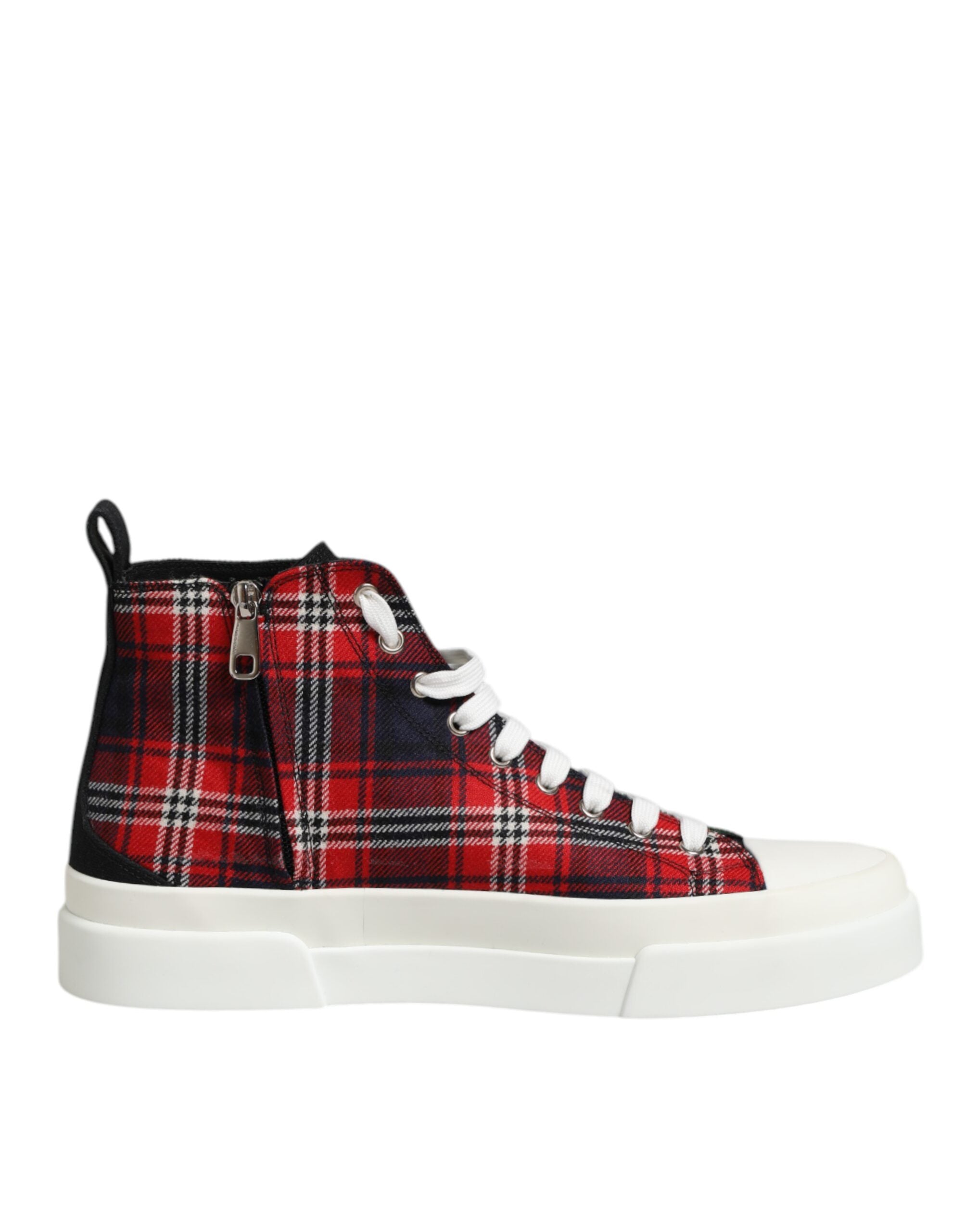 Dolce & Gabbana Multicolor DG Logo Men's High Top Sneakers Shoes