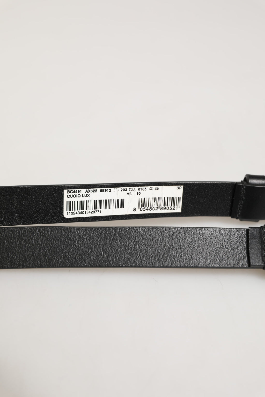 Dolce & Gabbana Schwarzer Doppelriemen-Ledergürtel mit Silberschnalle