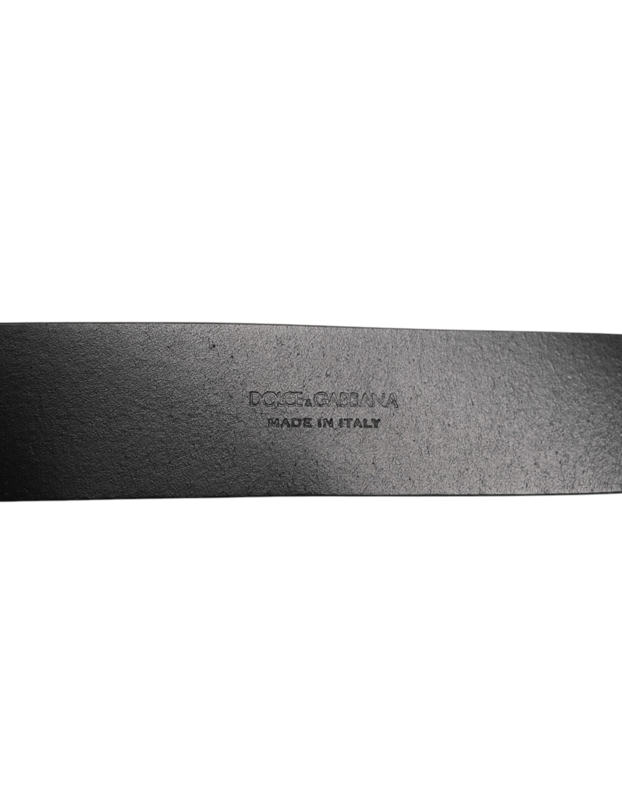 Dolce & Gabbana Brown Keychain Clip Fastenings Buckle Belt