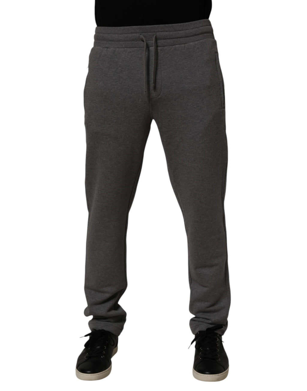 Dolce & Gabbana Grey Cotton Jogger Sweatpants Trousers