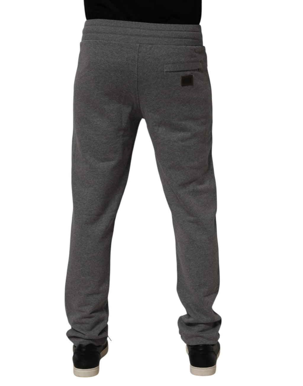 Dolce & Gabbana Grey Cotton Jogger Sweatpants Trousers