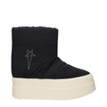 Rick Owens Schwarze Stiefeletten aus Stoff