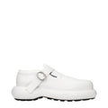Jil Sander Weiße Loafer aus Leder zum Hineinschlüpfen