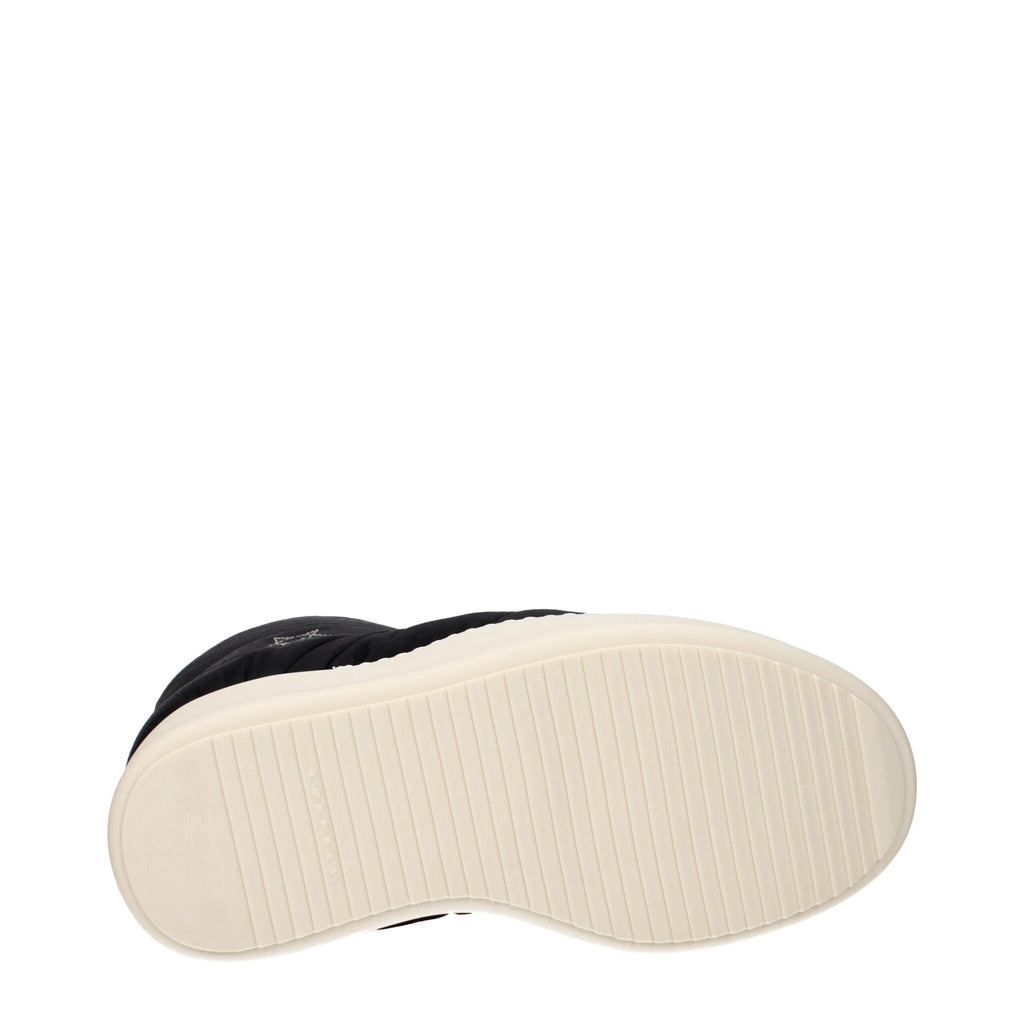 Rick Owens Schwarze Stiefeletten aus Stoff