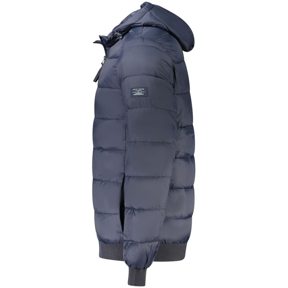 Pepe Jeans Blaues Polyamid-Jacken & Mantel