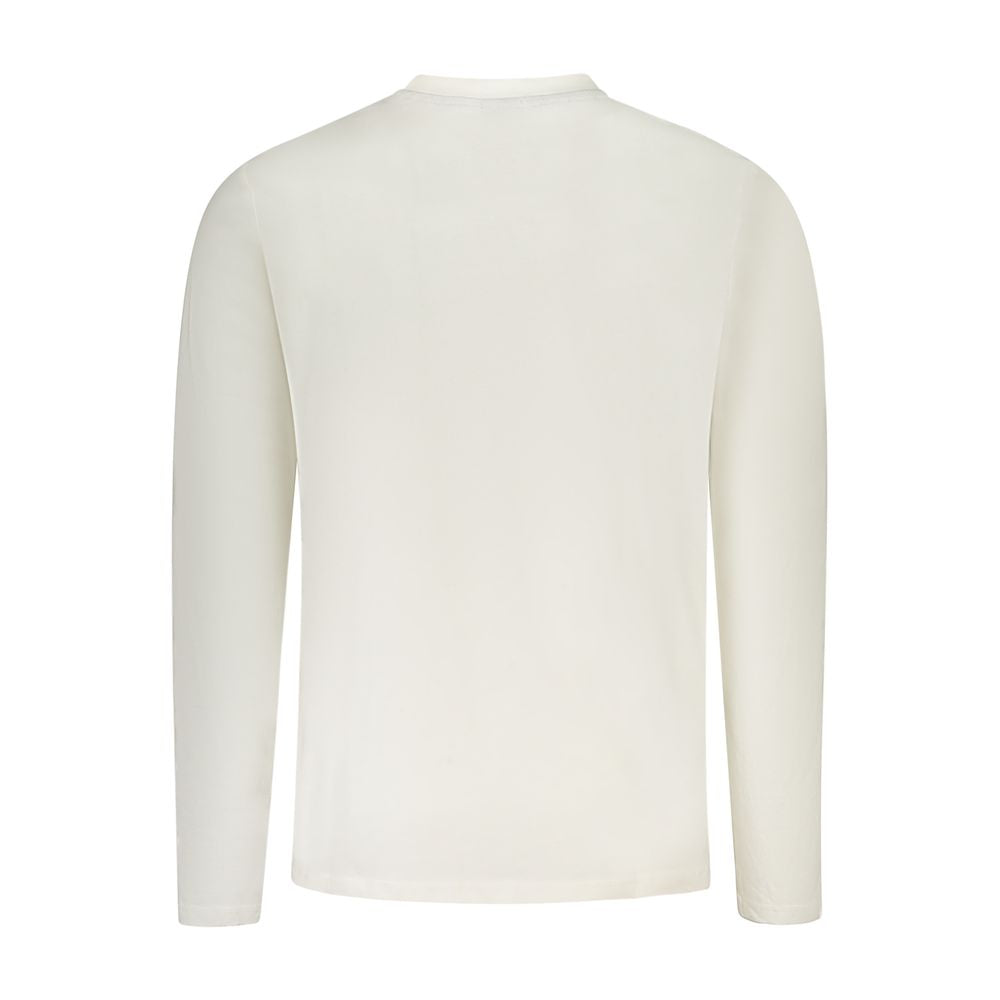 North Sails Bianco Baumwoll-T-Shirt für Herren