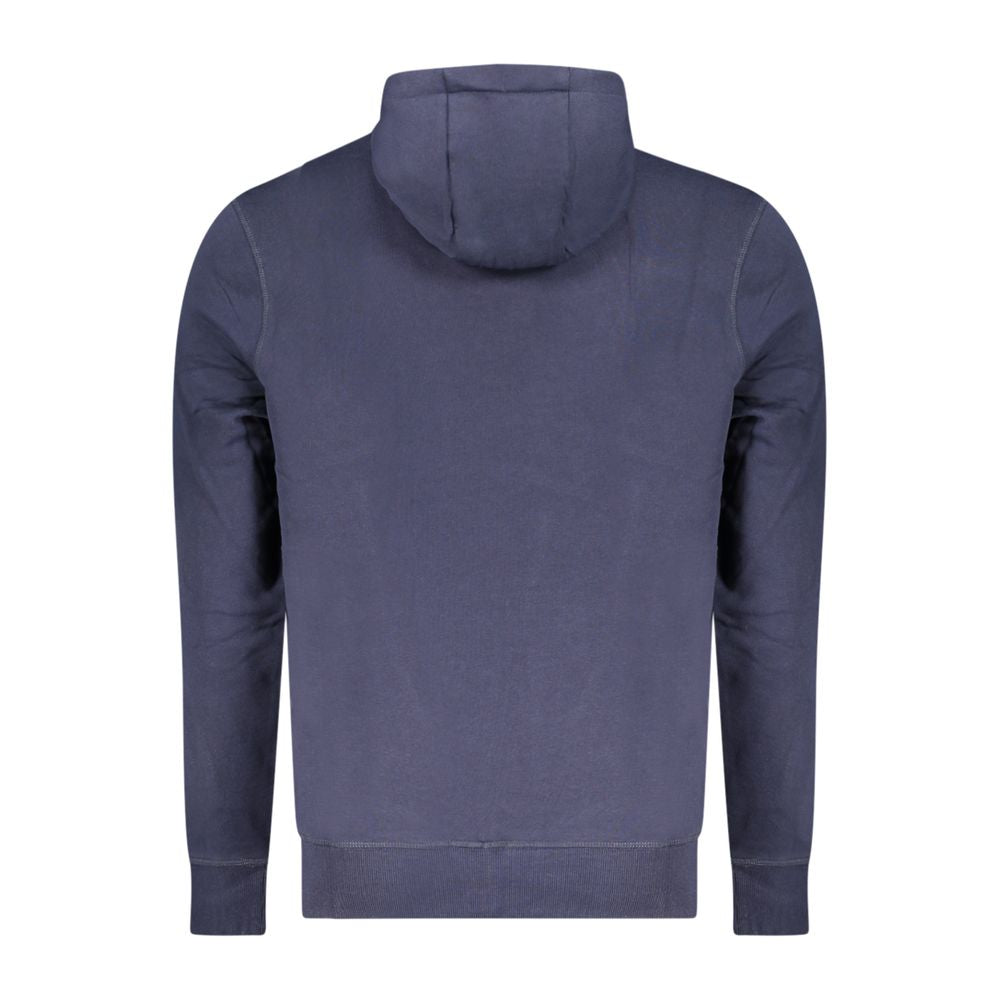 North Sails Blaues Herren-Kapuzensweatshirt aus Baumwolle