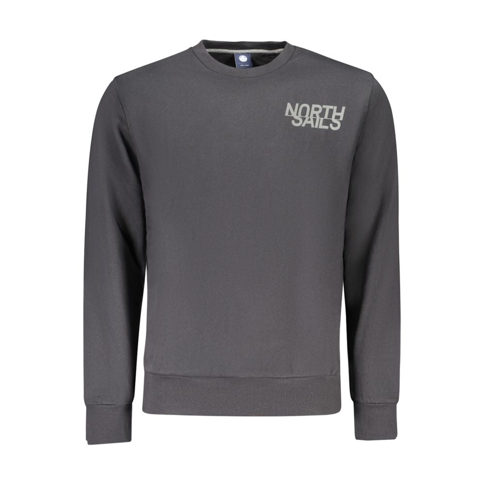 North Sails Schwarzer Baumwoll-Sweatshirt