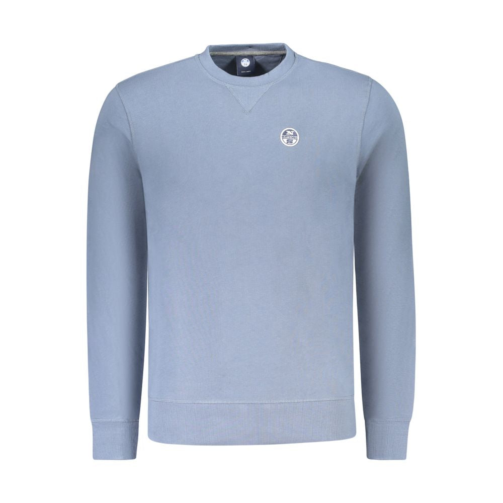 North Sails Baumwoll-Sweatshirt in Blau