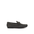 Tod's Grey Nubuck Moccasin