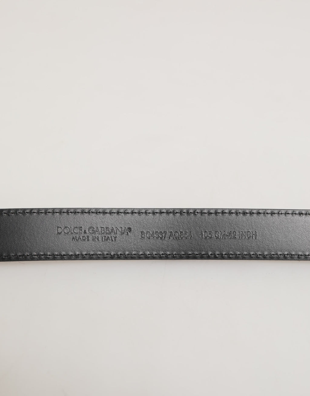 Dolce & Gabbana Red Black Pony Hair Leather Metal Buckle Men's Belt