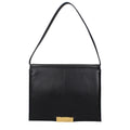 Jil Sander Schwarze Leder Umhängetasche