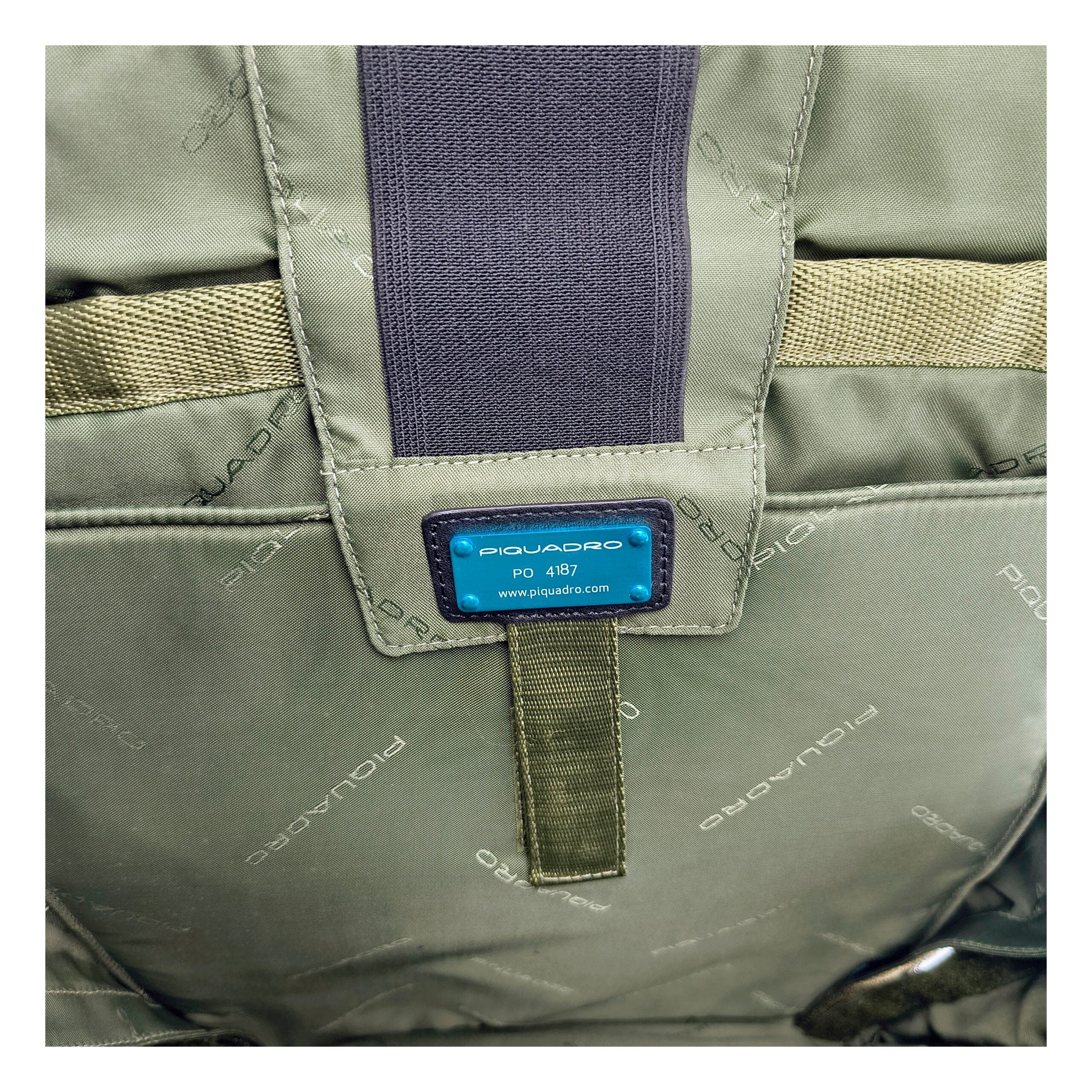 Piquadro Grauer Stoffrucksack
