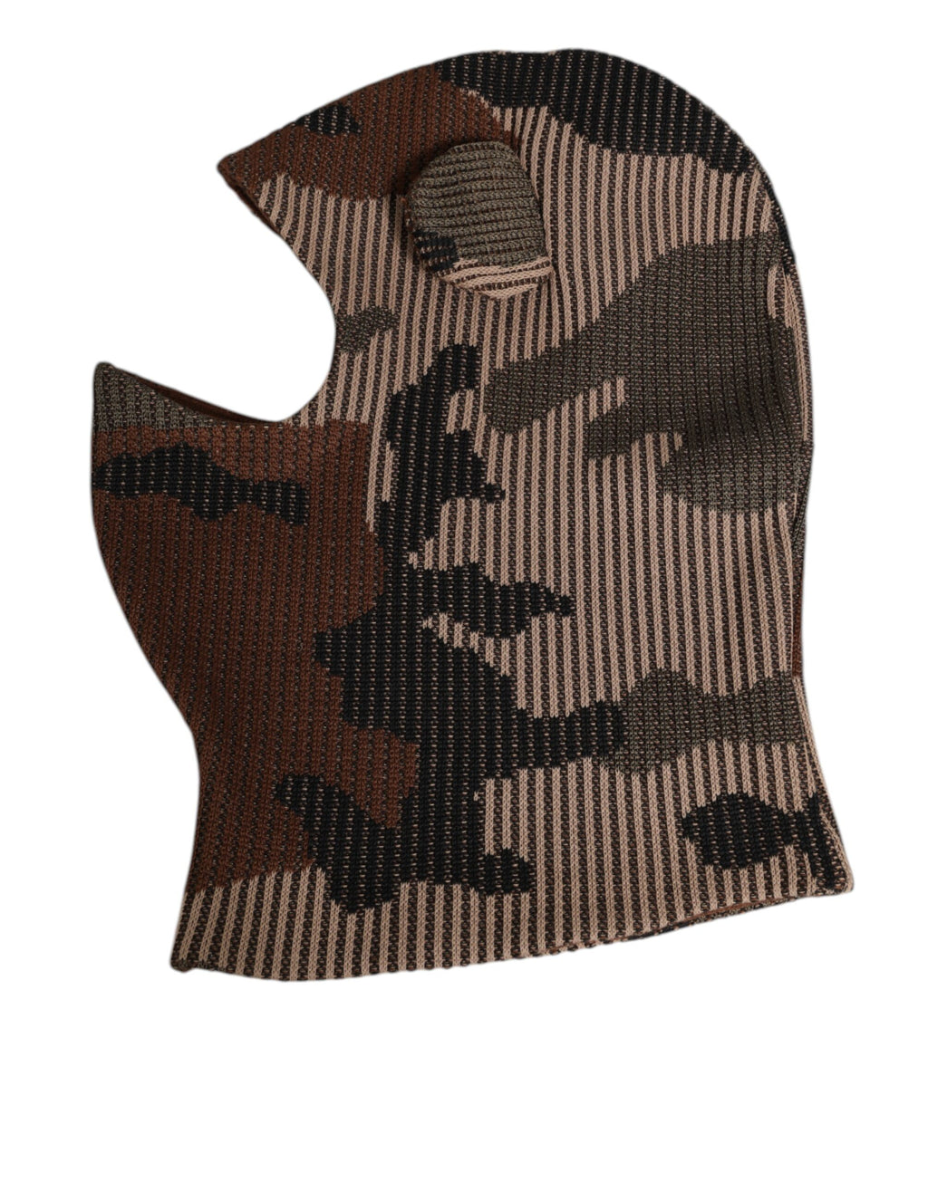 Dolce & Gabbana Multicolor Camouflage Balaclava Mask Men's Cap One Size Hat
