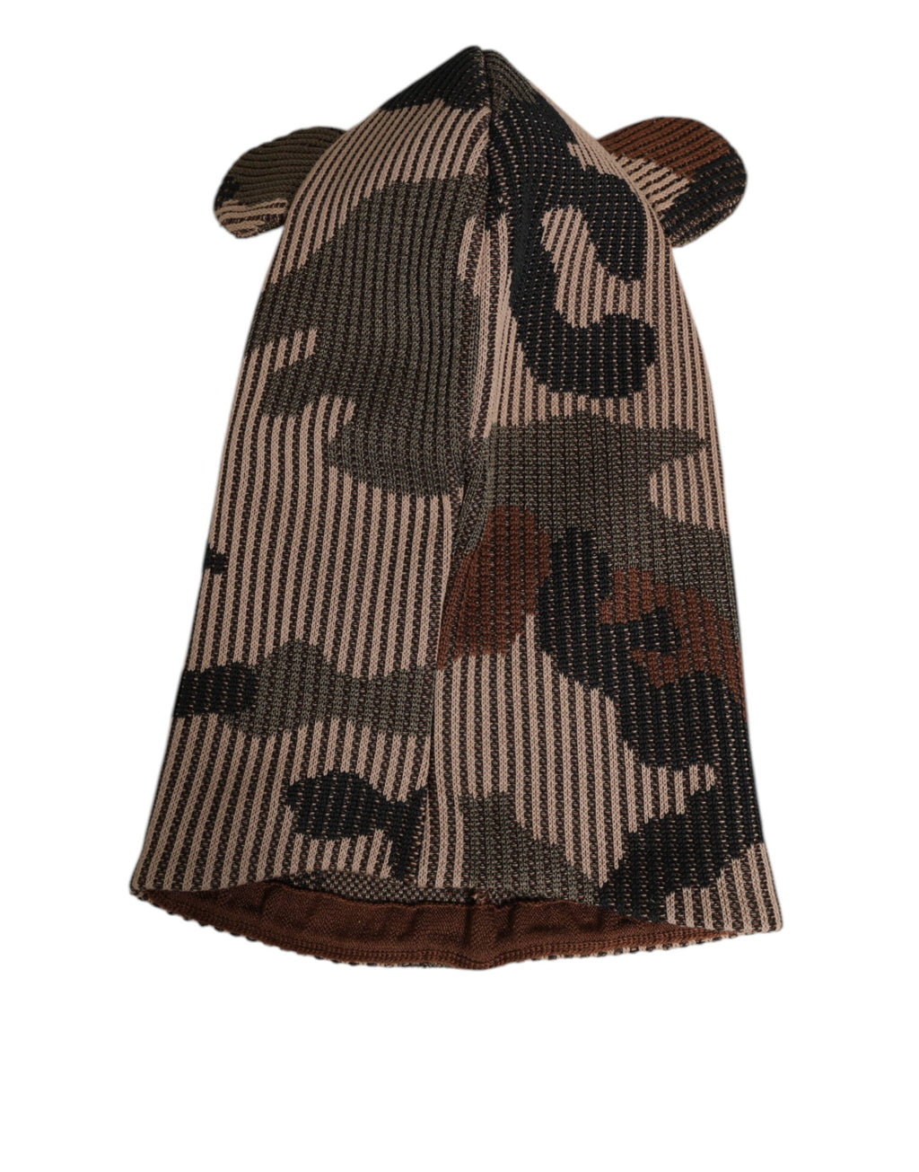 Dolce & Gabbana Multicolor Camouflage Balaclava Mask Men's Cap One Size Hat