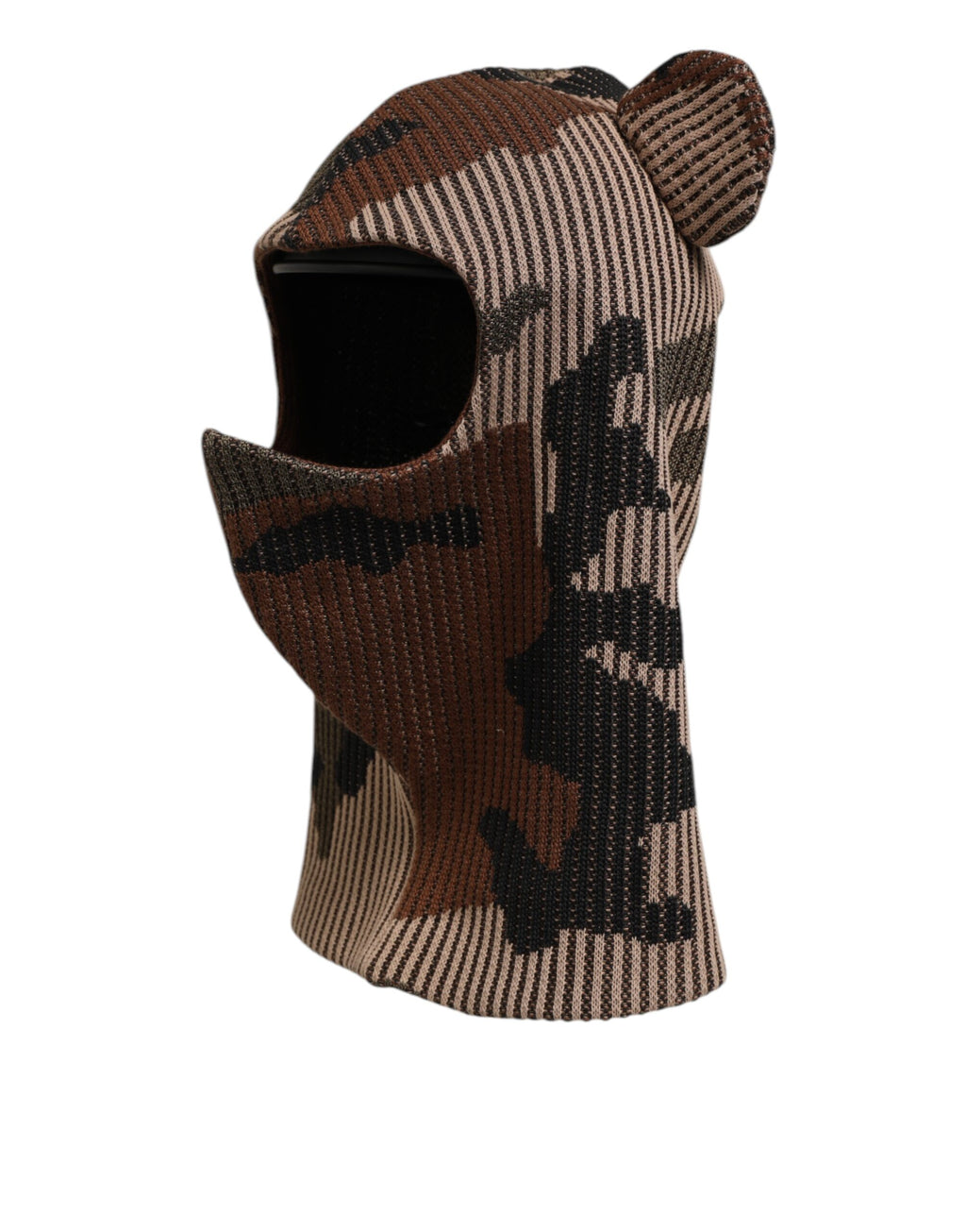 Dolce & Gabbana Multicolor Camouflage Balaclava Mask Men's Cap One Size Hat