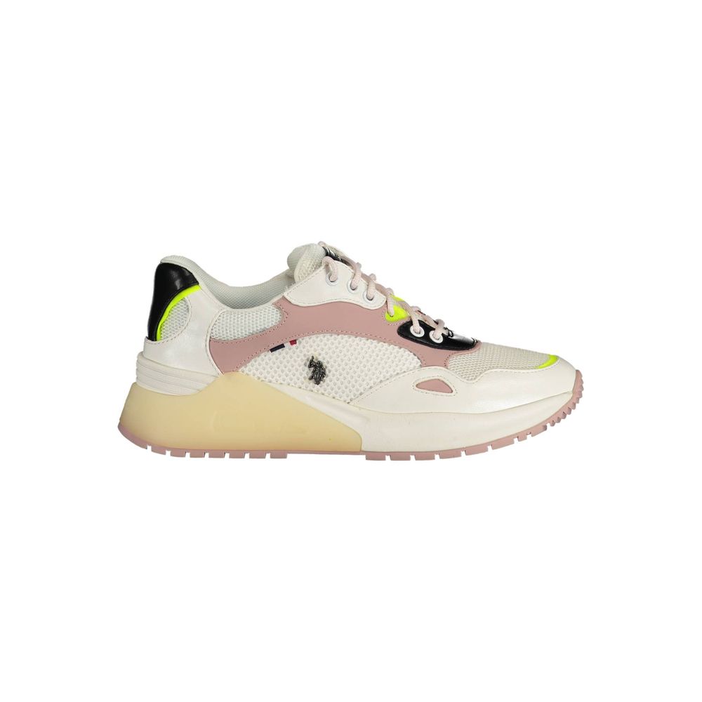 U.S. POLO ASSN. Sneaker aus weißem Polyester