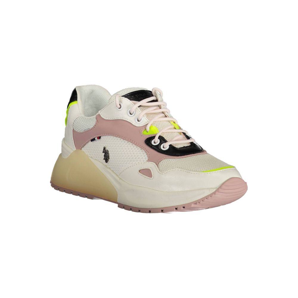U.S. POLO ASSN. Sneaker aus weißem Polyester