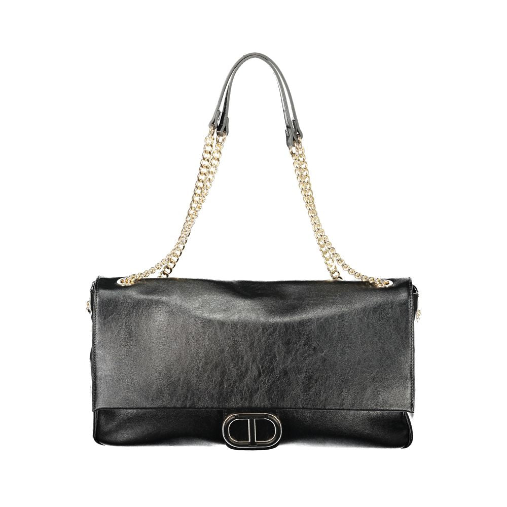 Twinset Nero Poliuretano Schultertasche für Damen