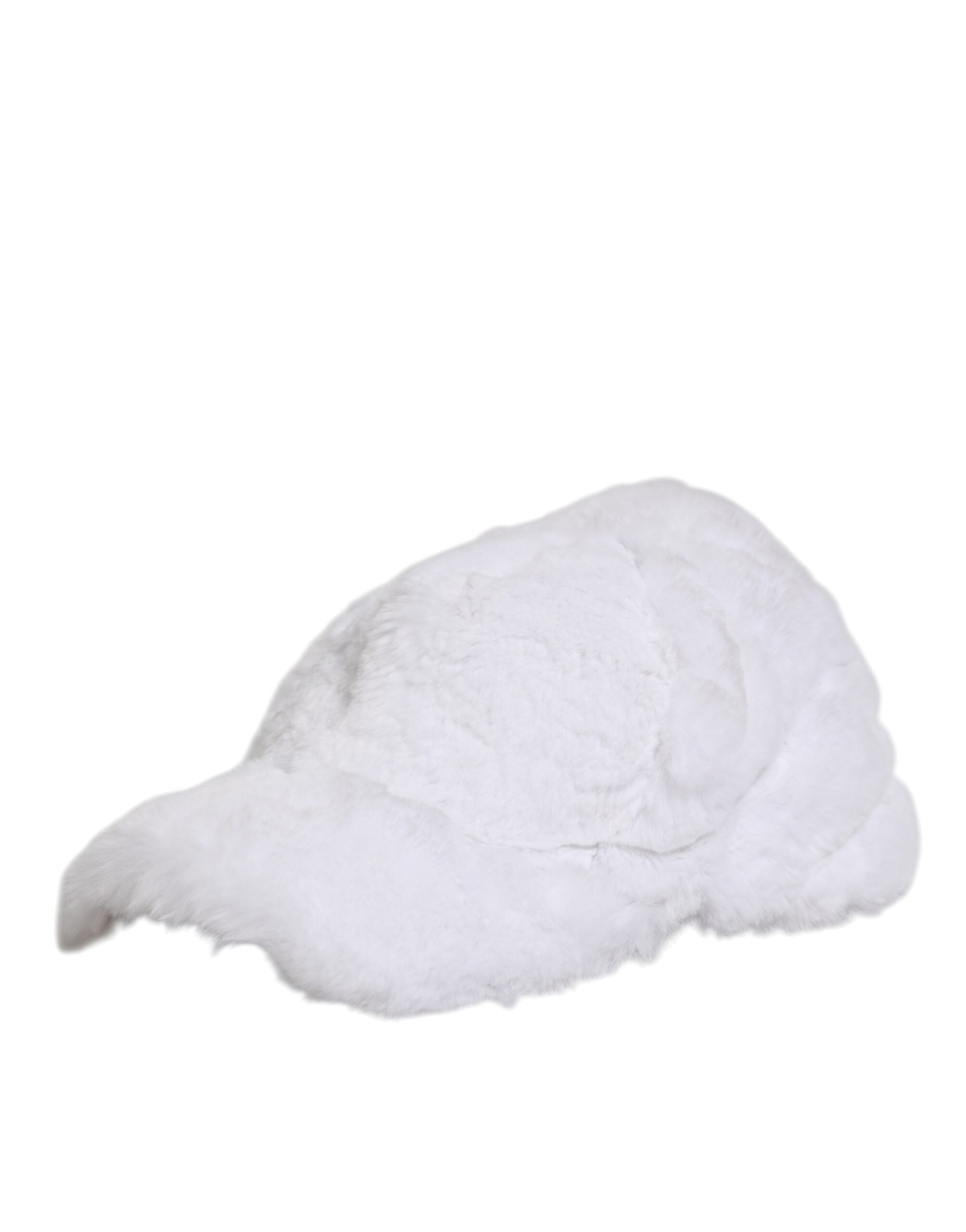 Dolce & Gabbana Weiß Modacryl Rapper Männer Baseball Capello Hut