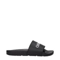 Off-White Schwarze Baumwoll-Slipper
