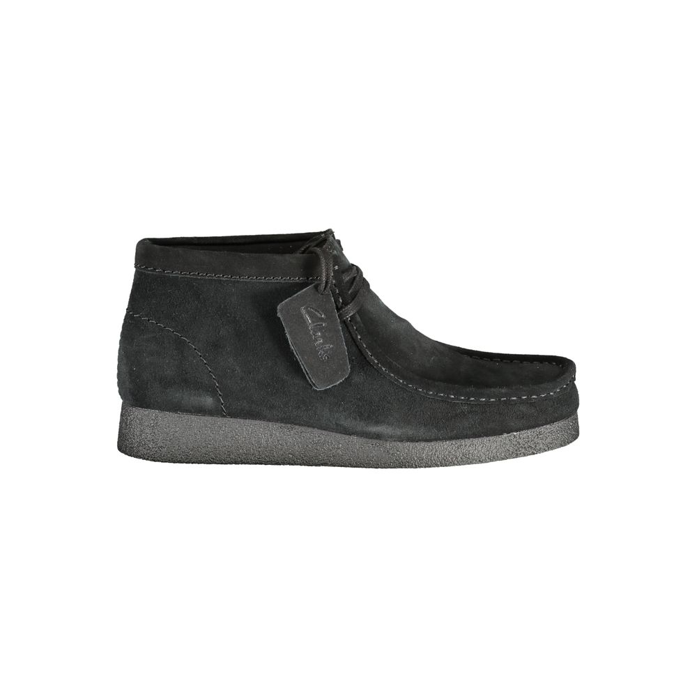 Clarks Schwarzer Leder Herren Sneaker