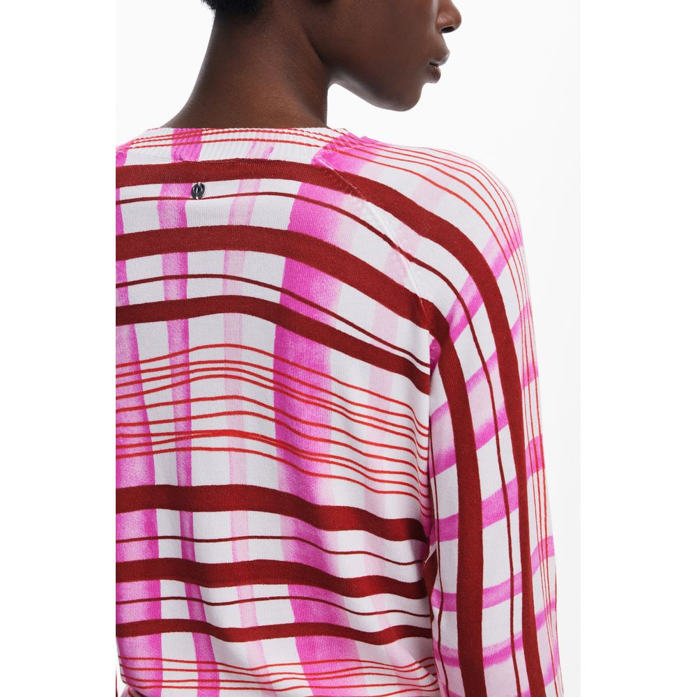 Desigual Pink Viscose Women's Sweater