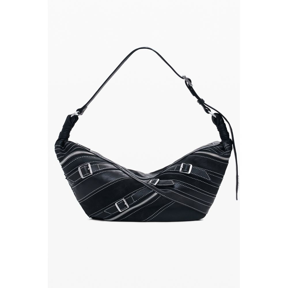 Desigual Schwarze Handtasche aus Polyethylen