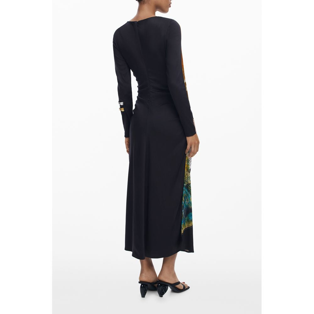 Desigual Black Viscose Dress for Women