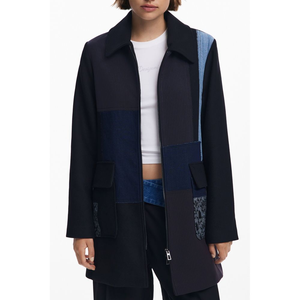 Desigual Black Cotton Jacket for Women