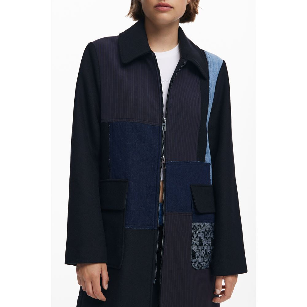 Desigual Black Cotton Jacket for Women