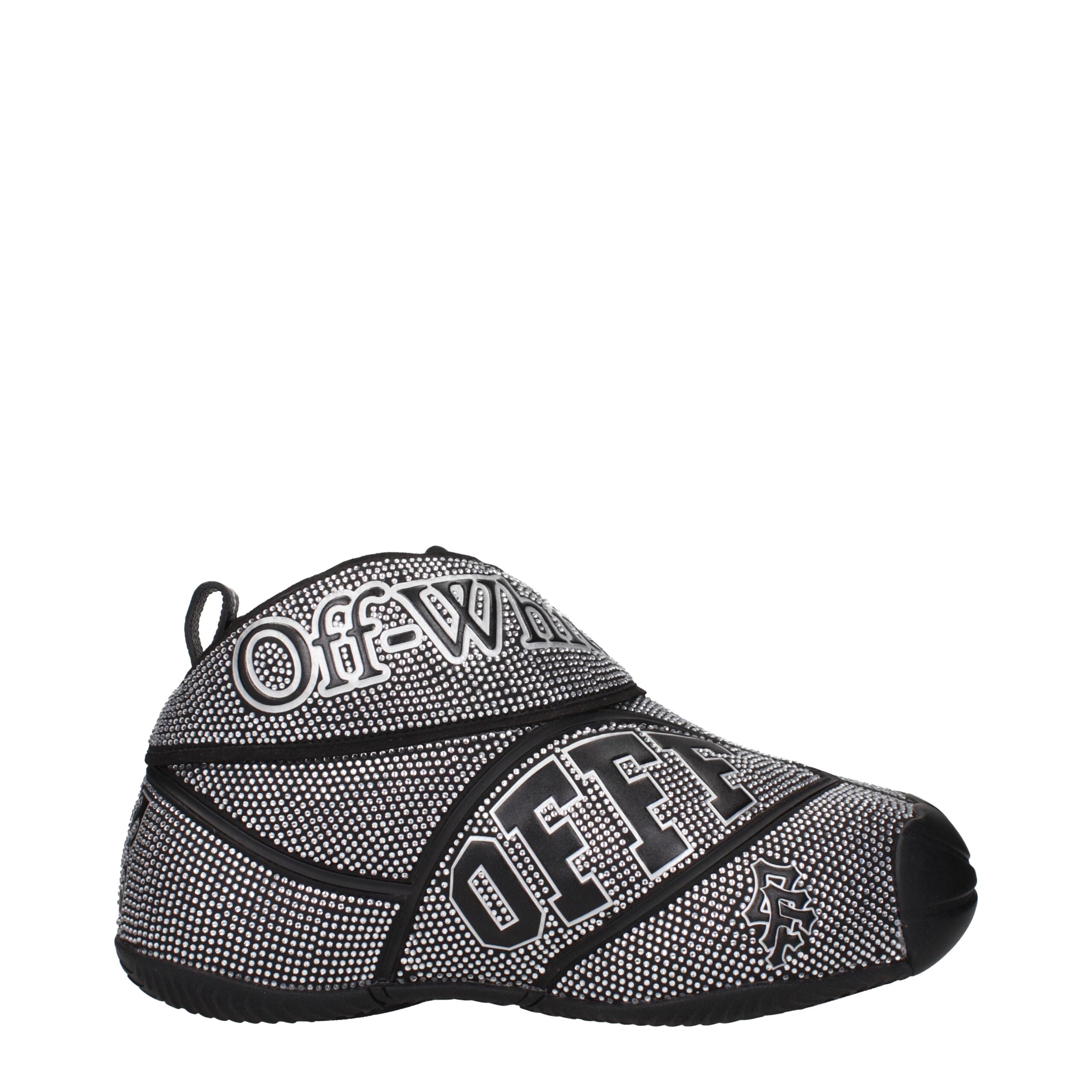 Off-White Schwarz Baumwolle Turnschuhe