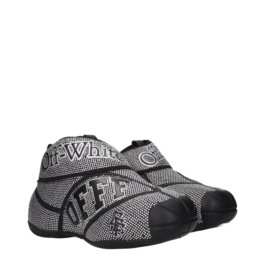 Off-White Schwarz Baumwolle Turnschuhe
