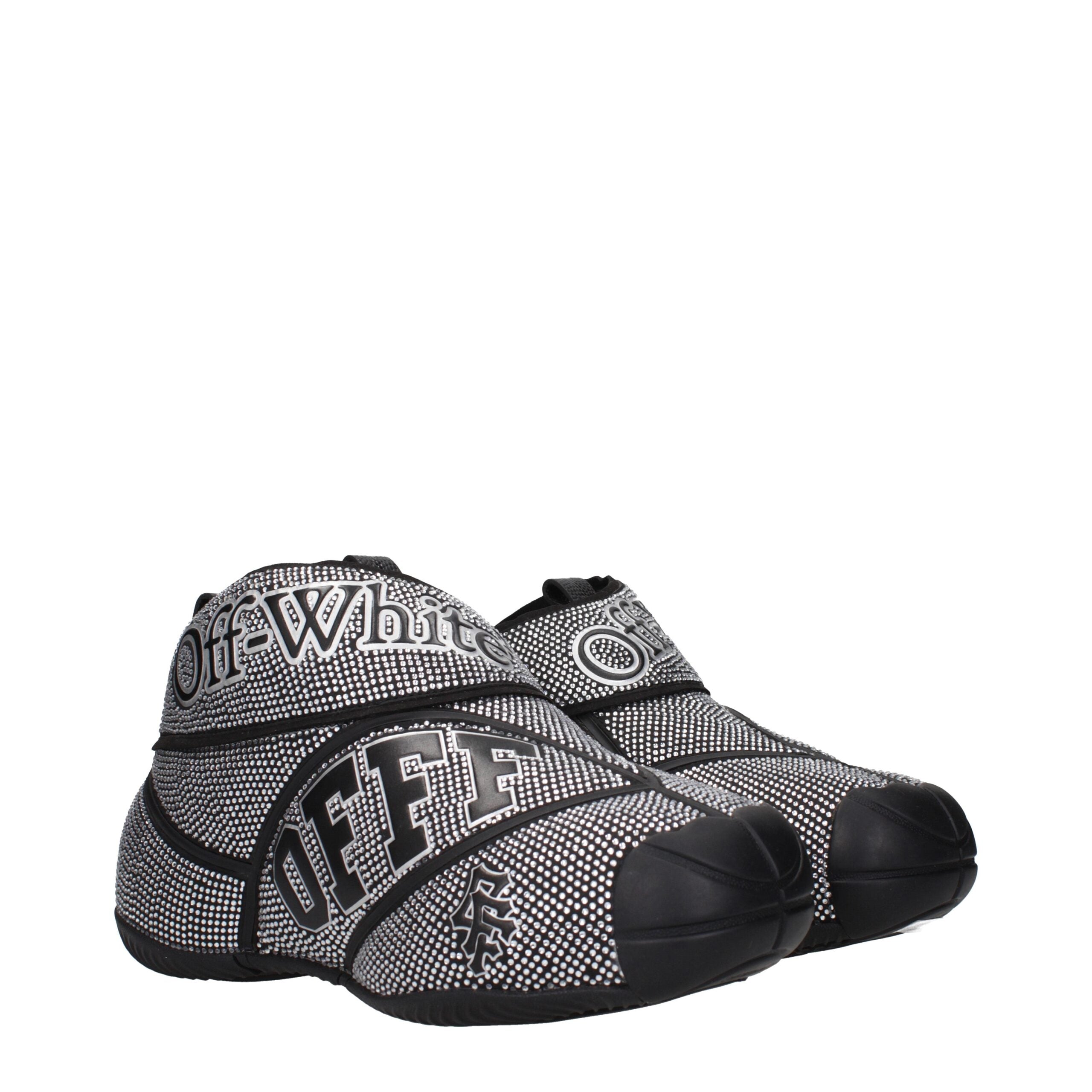 Off-White Schwarz Baumwolle Turnschuhe