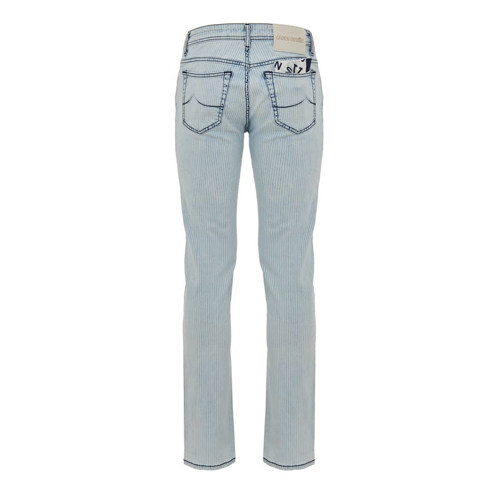 Jacob Cohen Eng anliegende Jeans aus Baumwolle in Blau