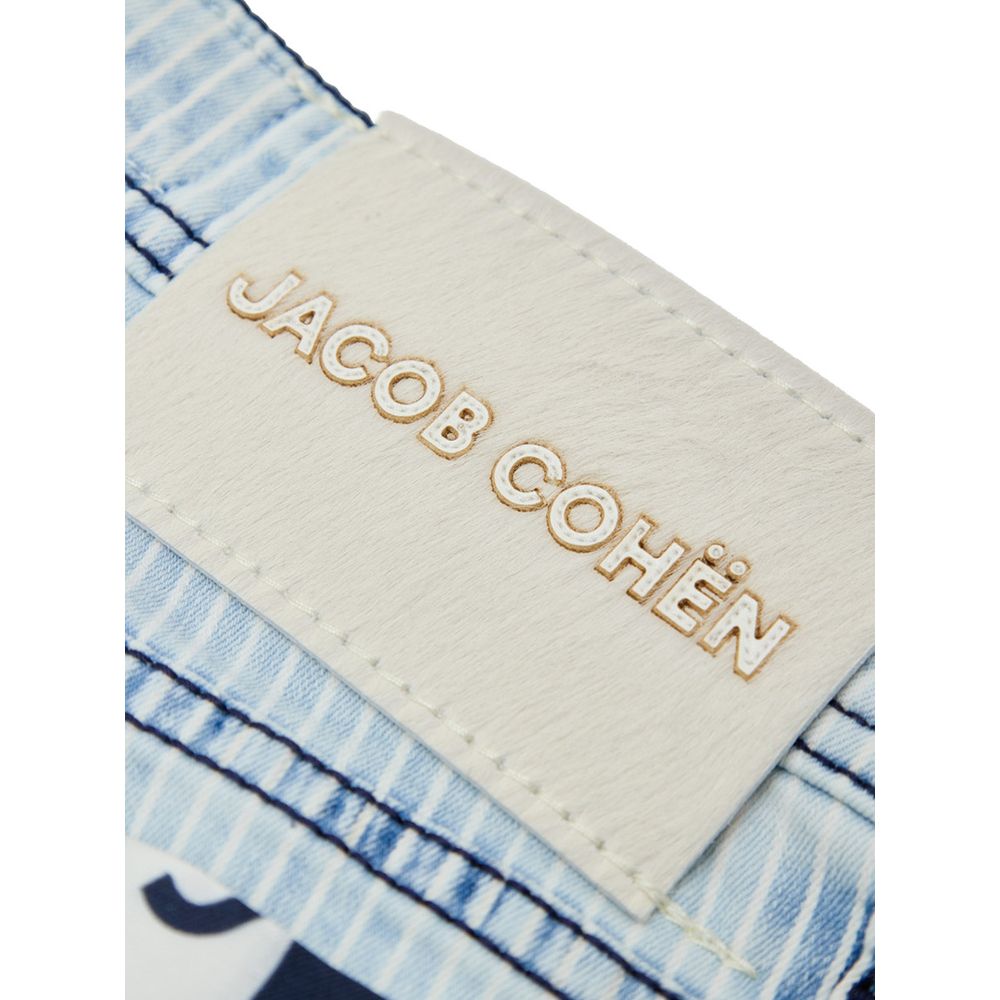 Jacob Cohen Eng anliegende Jeans aus Baumwolle in Blau