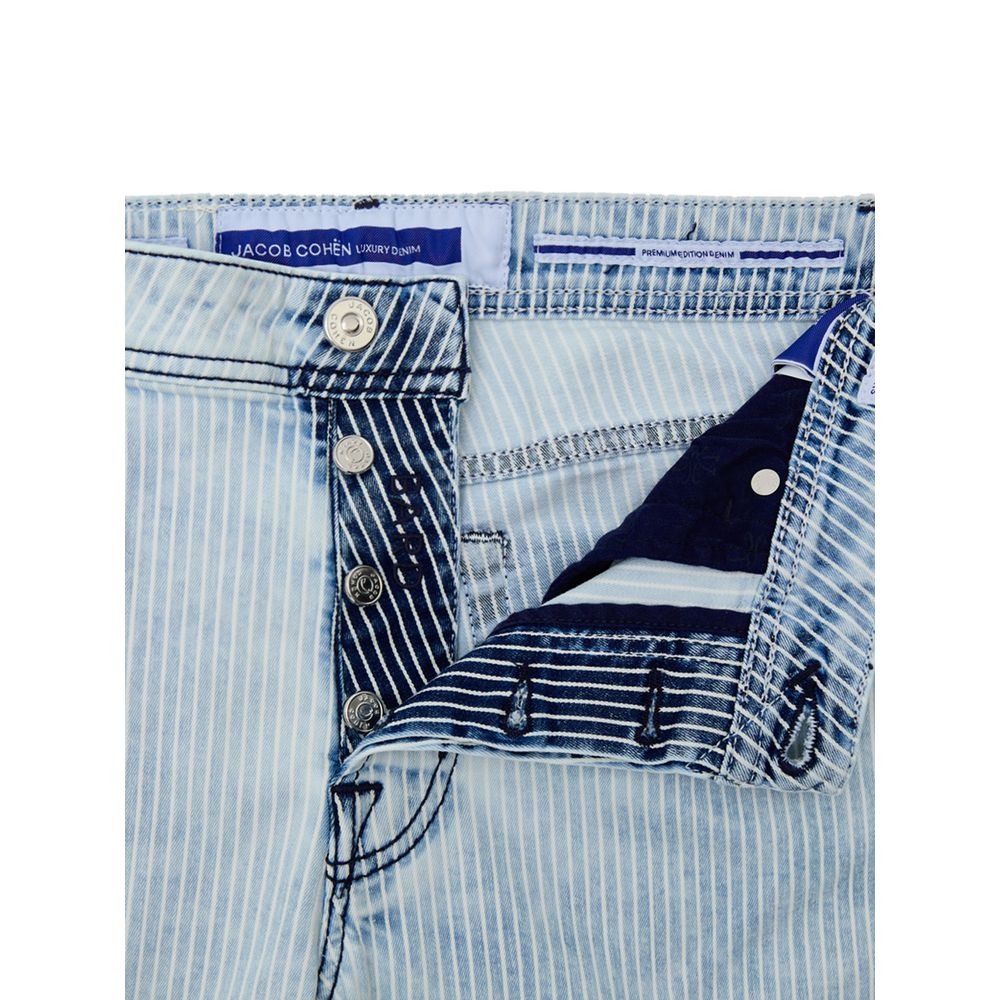 Jacob Cohen Eng anliegende Jeans aus Baumwolle in Blau