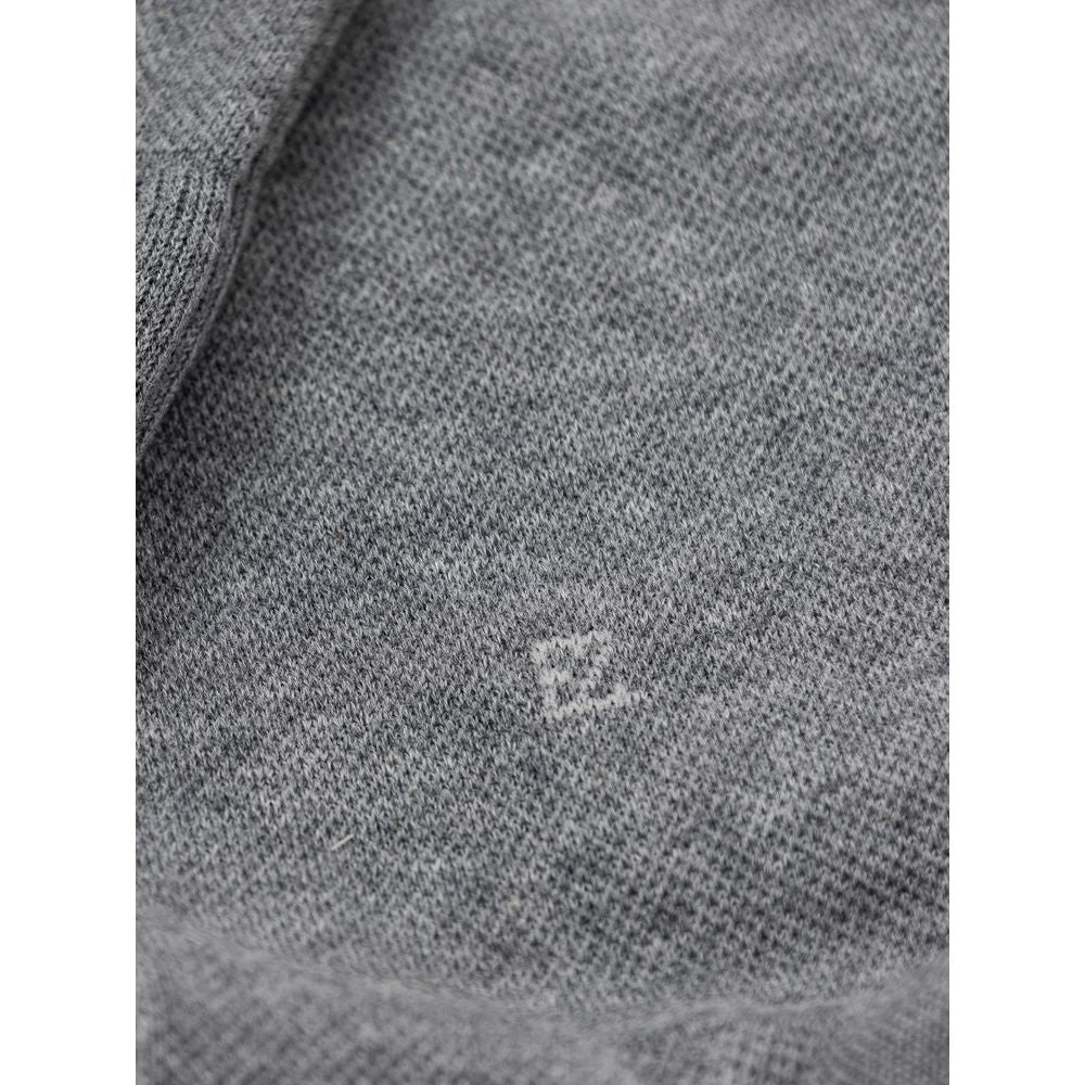 ZEGNA Grey Cotton Socks