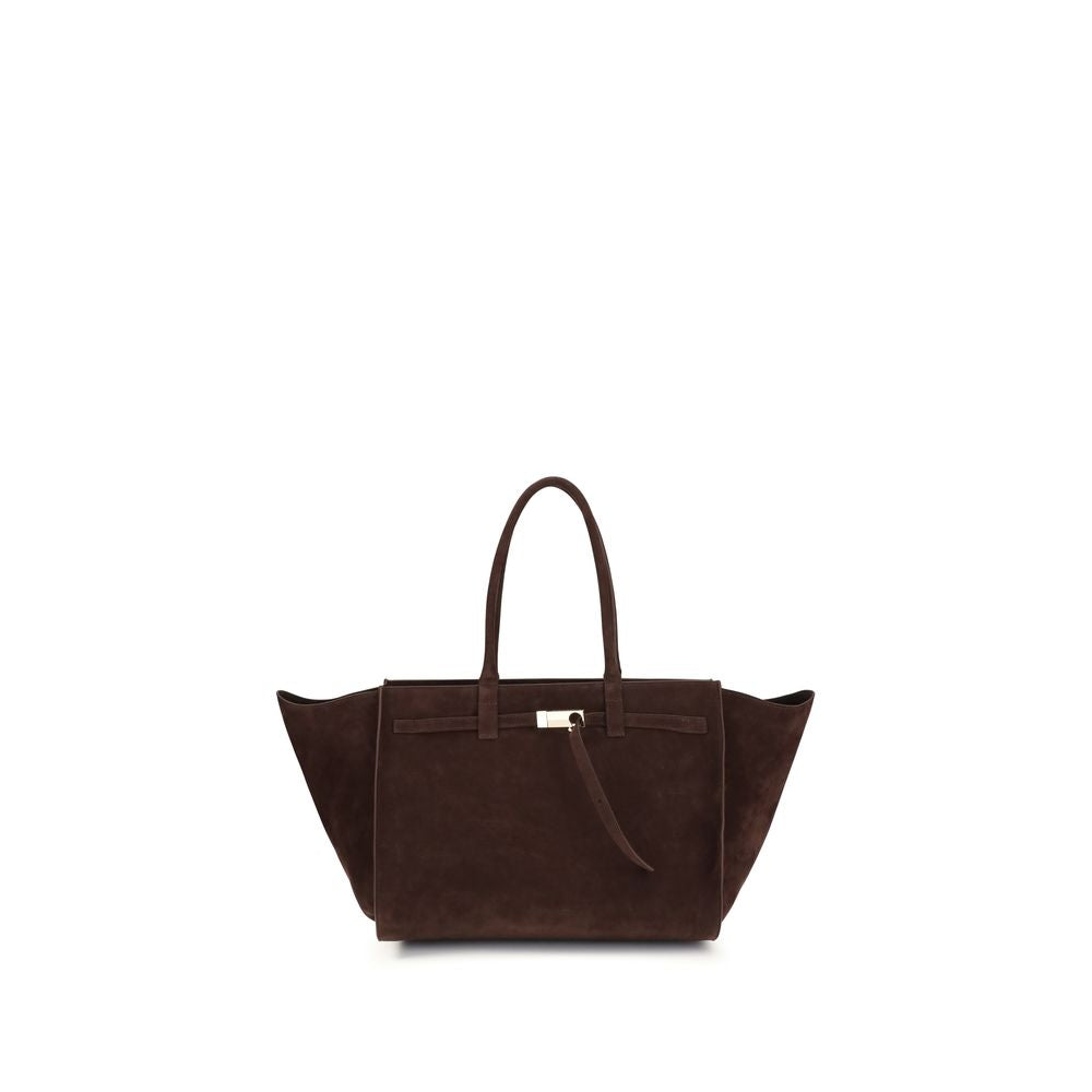 Benedetta Bruzziches Schultertasche aus Kalbshaut in Braun Bos Taurus