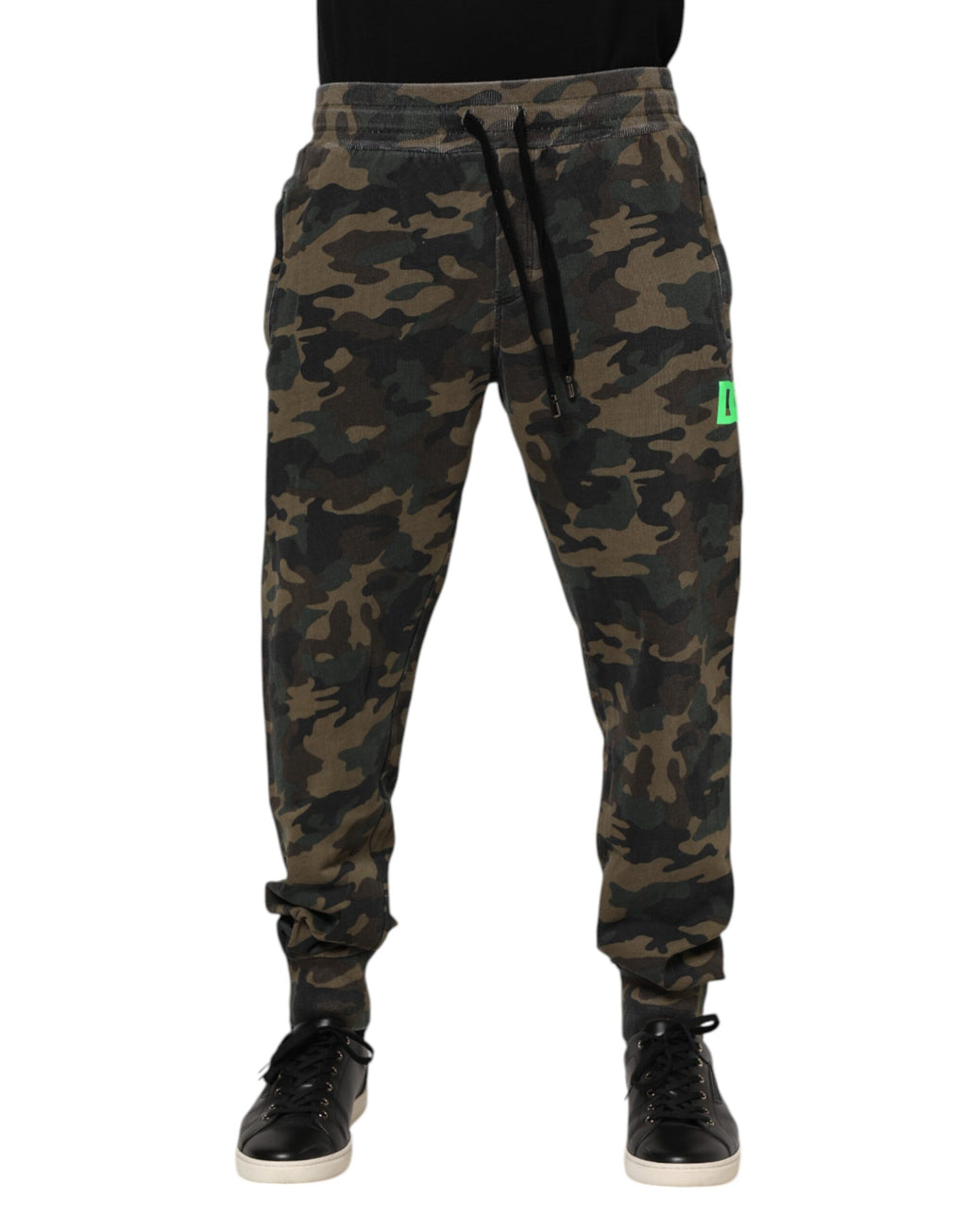 Dolce & Gabbana Multicolor Camouflage Cotton Men's Jogger Pants