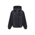 Ganni Schwarze Nylon-Jacke