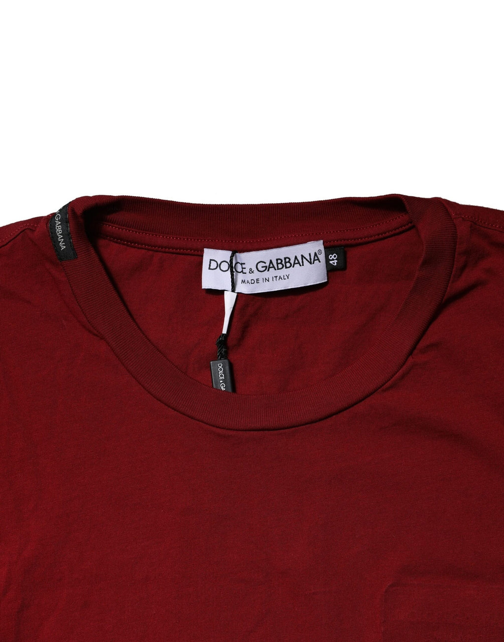 Dolce & Gabbana Chestnut Brown Cotton Crew Neck Short Sleeve T-Shirt