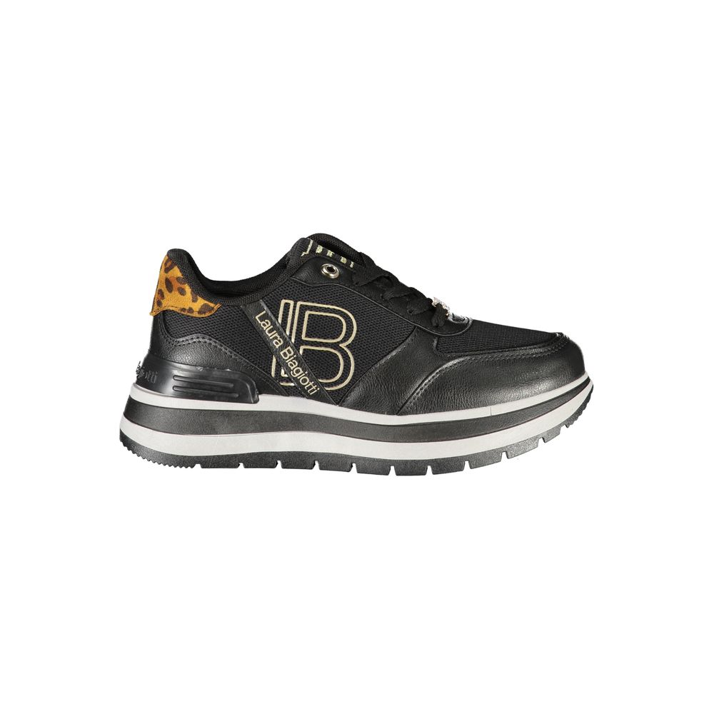 Laura Biagiotti Black Polyester Women's Sneaker