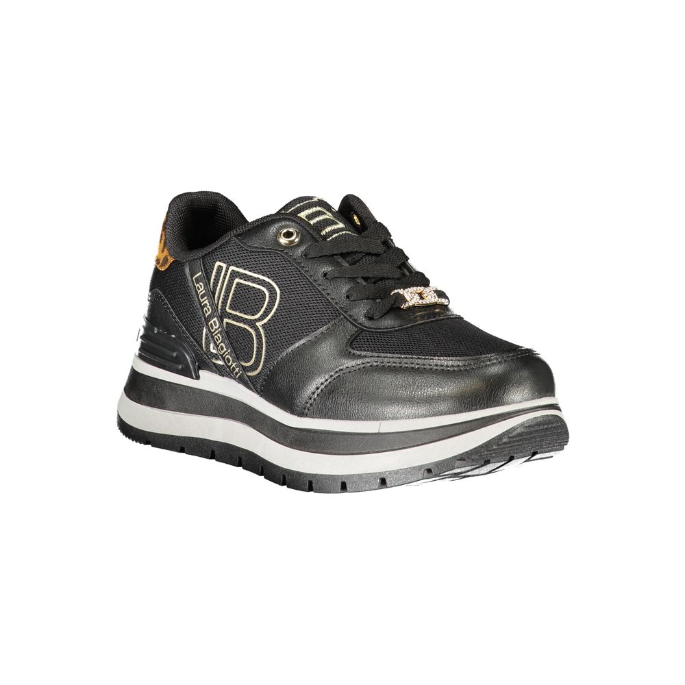 Laura Biagiotti Black Polyester Women's Sneaker