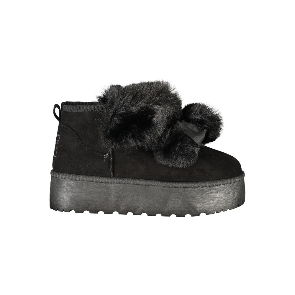 Laura Biagiotti Black Polyester Women's Boots